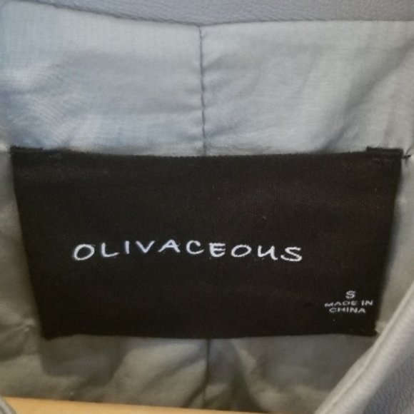 OLIVACEOUS faux leather jacket - THE LATEST SCOOP - Picture 3 of 4